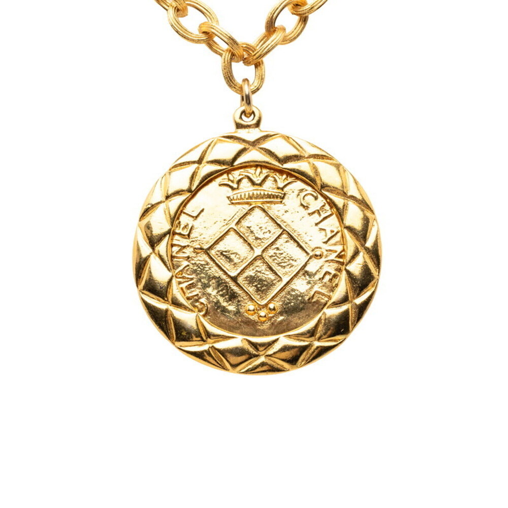 CHANEL Authentic Gold Logo Necklace - Picture 2 of 6